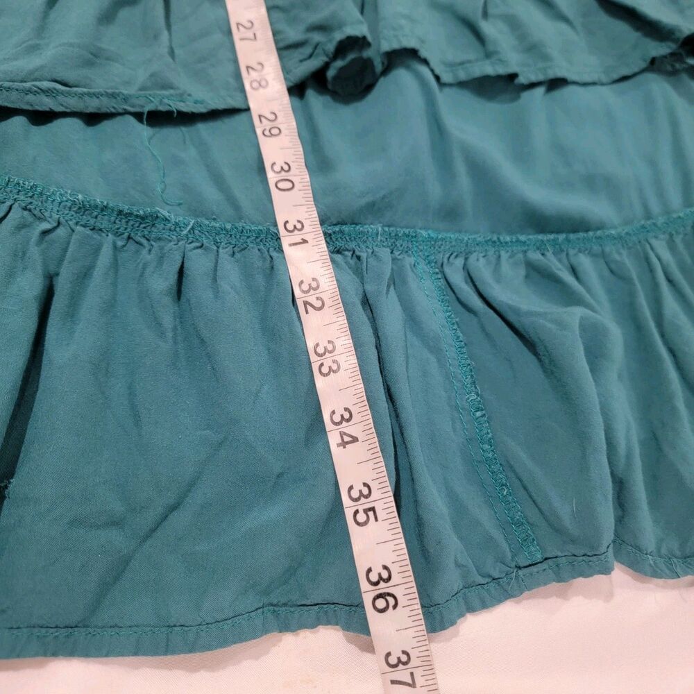 Jodifl Womens Mini Shirt Dress Size Small Embroidered Floral Boho Fairy Hippie - Picture 8 of 10